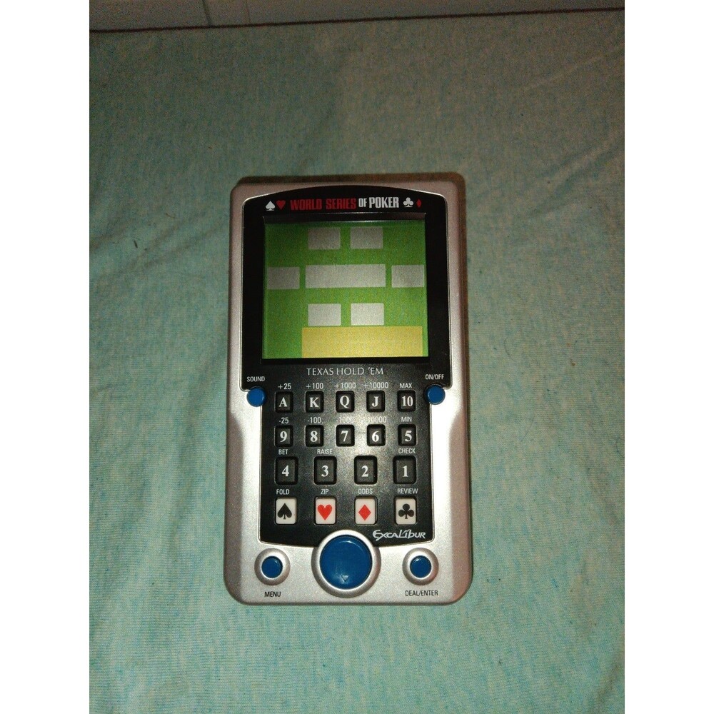 World Series of Poker TEXAS HOLD'EM Electronic Hand Held Card Game